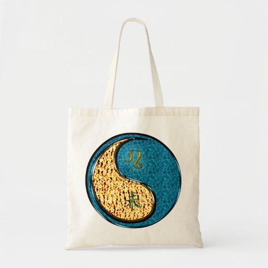 Leo & watergeit tote bag (Voorkant)
