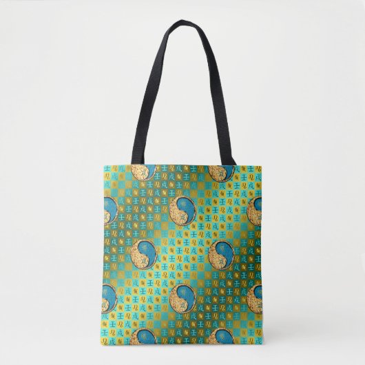 Leo & Waterhond Tote Bag (Voorkant)