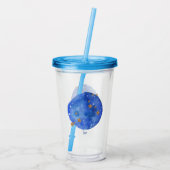 Leo Waterverf Night Sky Constellation Zodiac Acryl Drinkbeker (Achterkant)