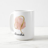 Leo  Waterverf Zodiac Design Koffie Koffiemok (Voorkant links)