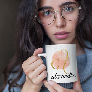 Leo  Waterverf Zodiac Design Koffie Koffiemok