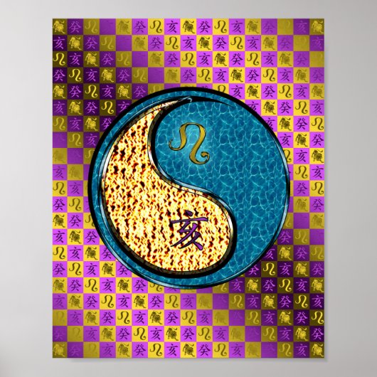 Leo & Waterzwijn Poster (Voorkant)