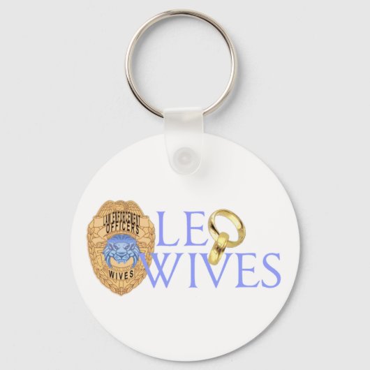 LEO Wives Officiële Logo Sleutelhanger (Voorkant)