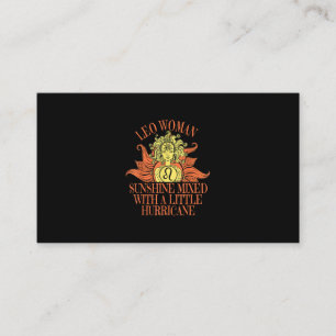 Leo Woman Zodiac Sign Juli Birthday Informatiekaartje