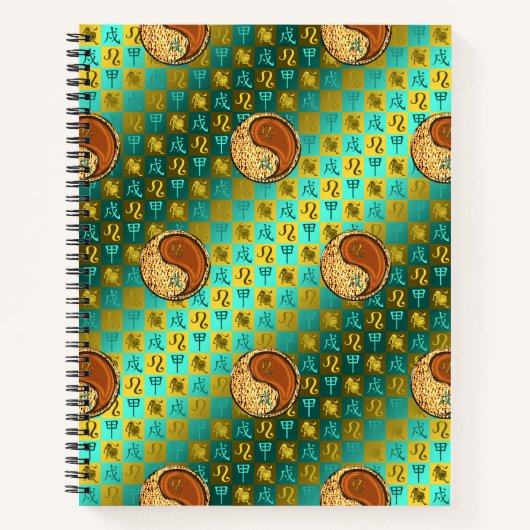 Leo & Wood Dog Spiraal Notebook Notitieboek (Voorkant)