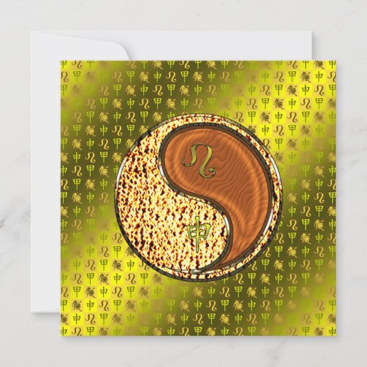 Leo & Wood Monkey Kaart (Voorkant)