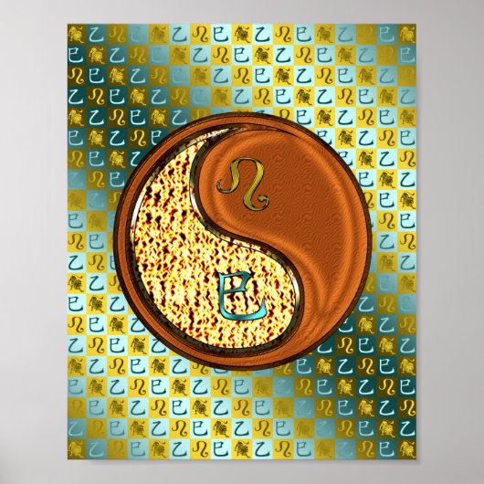 Leo & Wood Snake Poster (Voorkant)