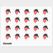 Leo x Jaar van het Paard 2026 Ronde Sticker (Vel)