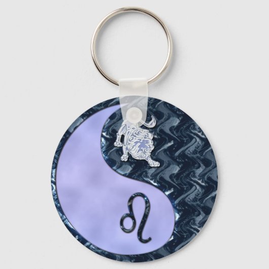 Leo Yin Yang Sleutelhanger (Voorkant)