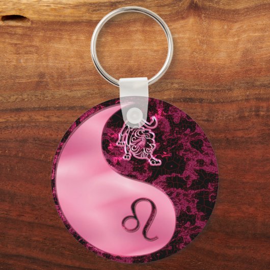 Leo Yin Yang Sleutelhanger (Voorkant)