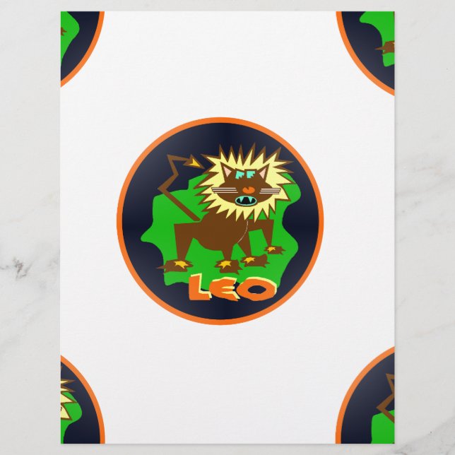 leo zodiac (Voorkant)