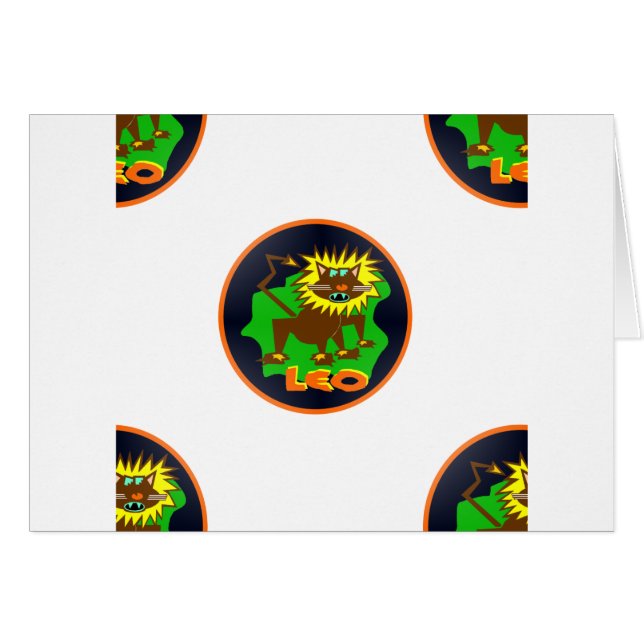 leo zodiac (Voorkant Horizontaal)