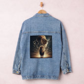 Leo Zodiac Art - Majestueuze leeuw en sterrenbeeld Denim Jacket (Hangar)
