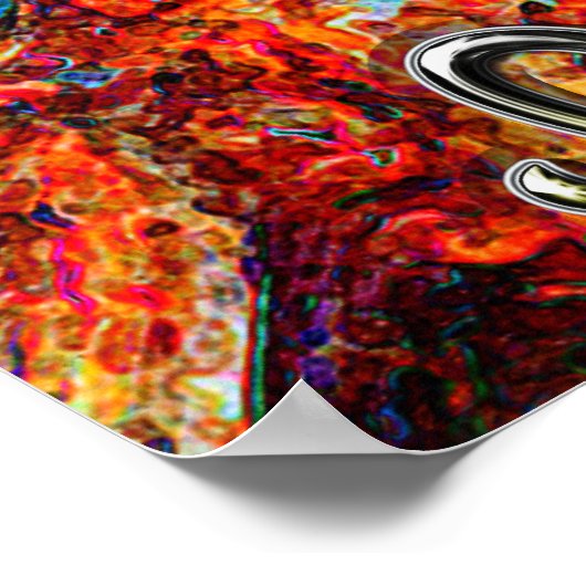 Leo Zodiac Art Poster (Hoek)