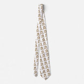 Leo Zodiac Astro Gold Zodiac Astrology Sign Stropdas (Achterkant)