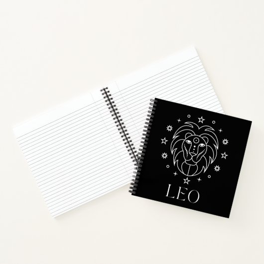 Leo Zodiac Astrologie Notitieboek (Binnen)