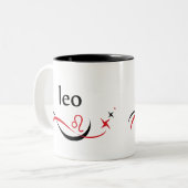 Leo Zodiac Astrology Mok (Voorkant links)