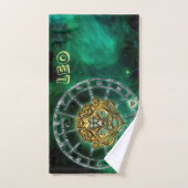 Leo Zodiac Astrology-ontwerp Bad Handdoek (Handdoek)