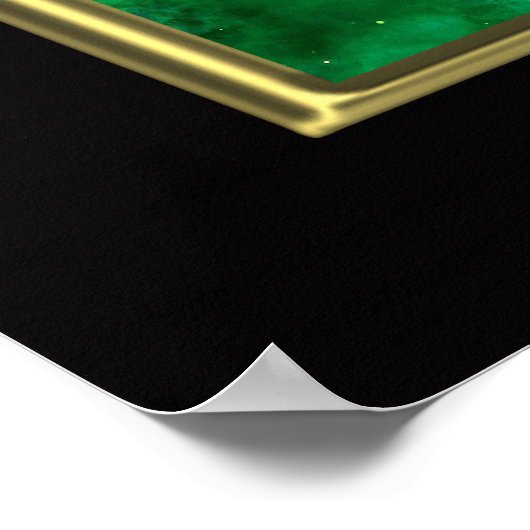 Leo Zodiac Astrology-ontwerp Poster (Hoek)