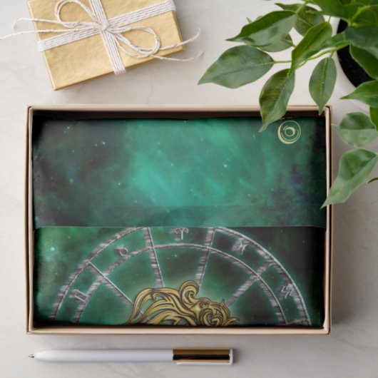 Leo Zodiac Astrology-ontwerp Tissuepapier (Geschenk)