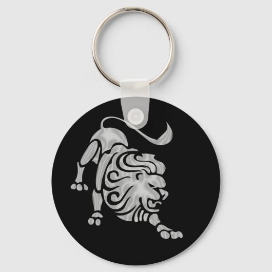 Leo Zodiac Astrology Sleutelhanger (Voorkant)