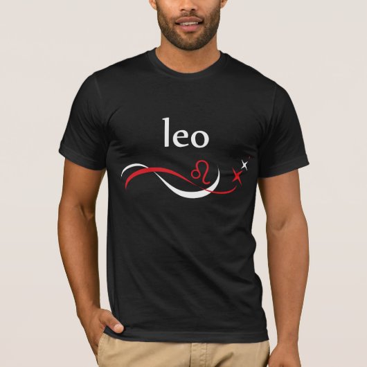 Leo Zodiac Astrology T-Shirt (Voorkant)