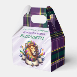 Leo Zodiac Baby Shower 4"w x 2.5"l x 5"h Bedankdoosjes