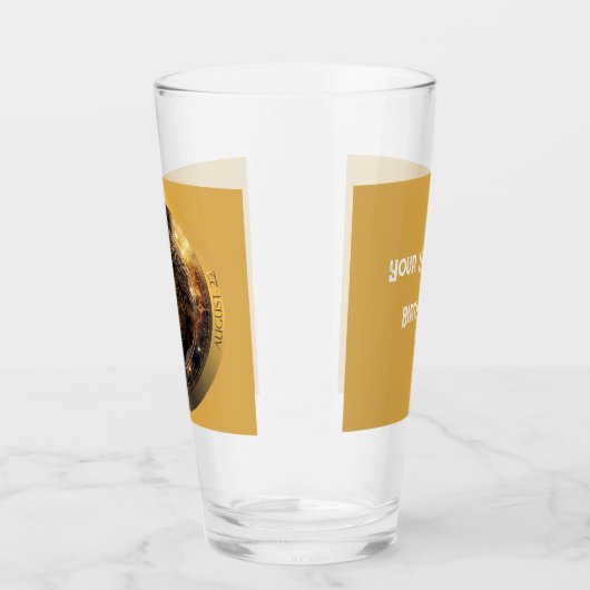 Leo Zodiac  Bier Glas (Links)