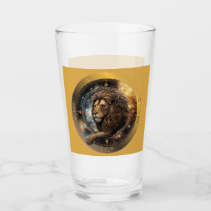 Leo Zodiac Bier Glas