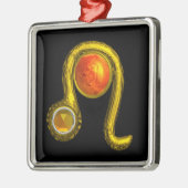 LEO ZODIAC BIRTHDAY JEWEL GEEL TOPAZ Gold Metalen Ornament (Links)