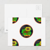 leo zodiac briefkaart (Voorkant / Achterkant)
