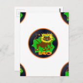 leo zodiac briefkaart (Voorkant / Achterkant)