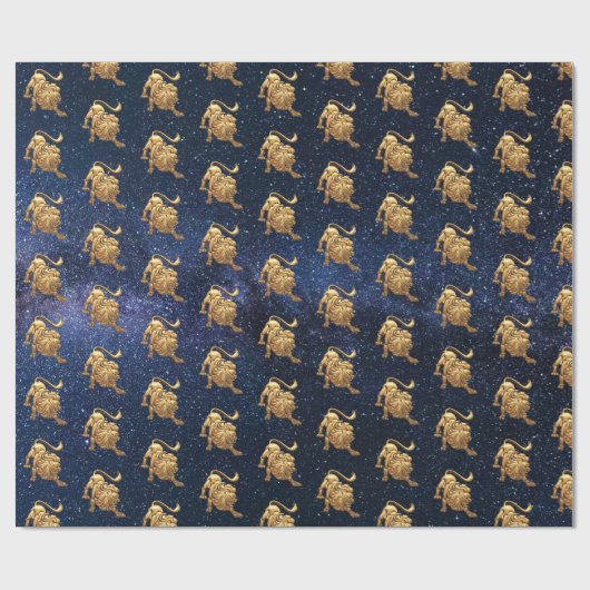 Leo Zodiac Cadeaupapier (Vlak)