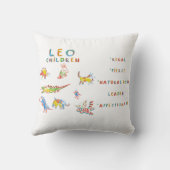 Leo Zodiac Children's Astrology Pillow Kussen (Achterkant)