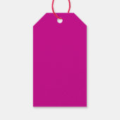 Leo Zodiac Coquette Hart Verjaardagstaart Cadeaulabel (Achterkant)