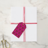 Leo Zodiac Coquette Hart Verjaardagstaart Cadeaulabel (Met Touw)