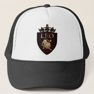 Leo Zodiac Custom Trucker Hat Pet