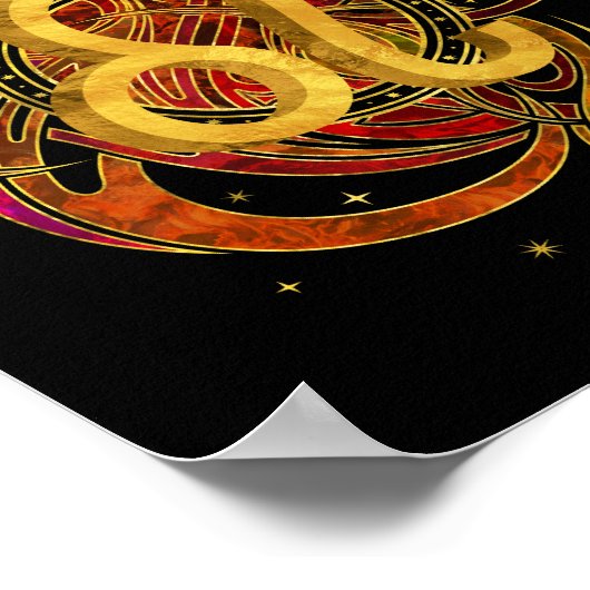 Leo Zodiac Fire element Poster (Hoek)