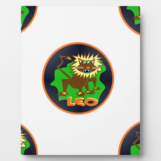 leo zodiac fotoplaat (Voorkant)