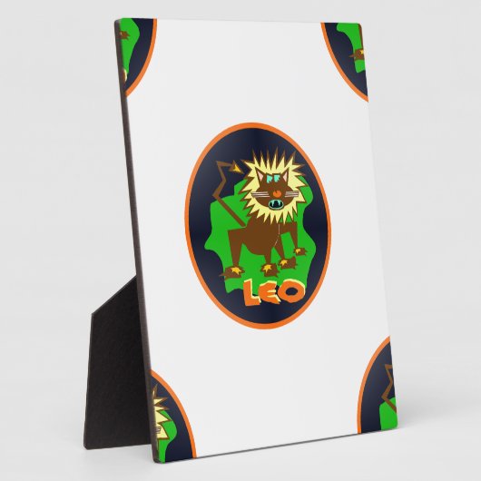 leo zodiac fotoplaat (Zijkant)