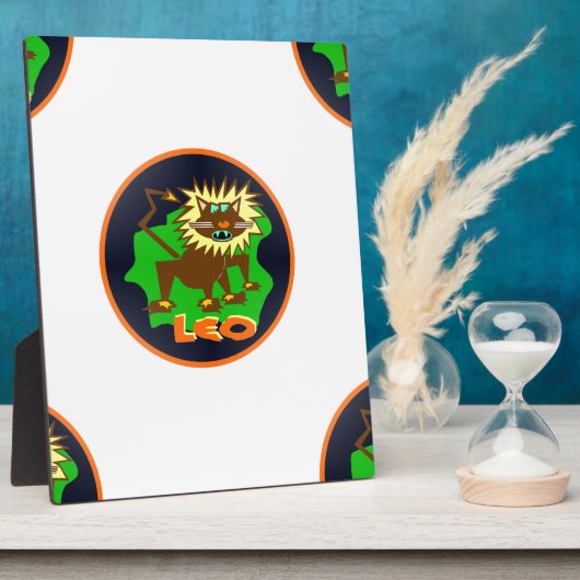 leo zodiac fotoplaat (Zijkant)