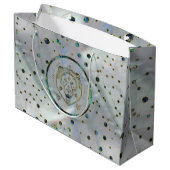 Leo Zodiac Gold Abalone op constellatie Groot Cadeauzakje (Achterkant Gekanteld)