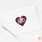 Leo zodiac hart sticker (Envelop)