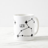 Leo zodiac horoscoop mok cadeau (Voorkant rechts)