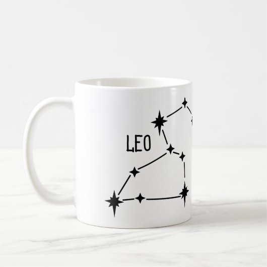 Leo zodiac horoscoop mok cadeau (Links)