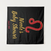 LEO Zodiac juli augustus astrologie feest achtergr Wandkleed (Voorkant (horizontaal))