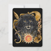 Leo Zodiac Kaart (Voorkant)