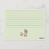 Leo zodiac karakteristieken briefkaart (Achterkant)