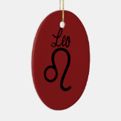 Leo Zodiac Keramisch Ornament (Rechts)