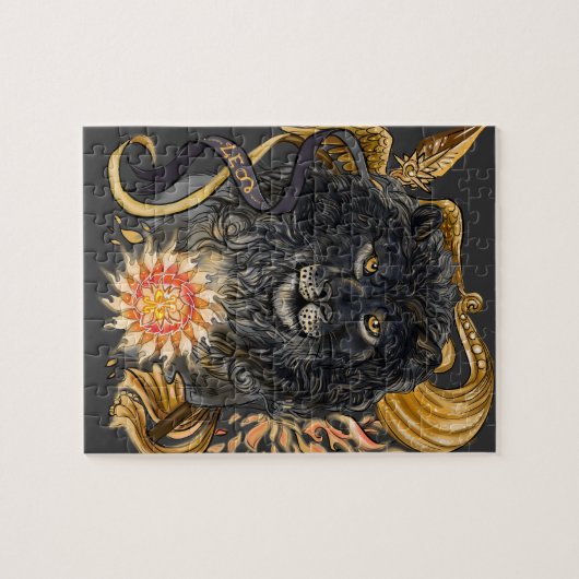 Leo Zodiac Legpuzzel (Horizontaal)